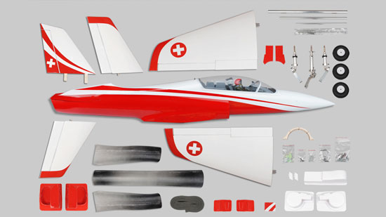 Phoenix Model 1/7 Preceptor 3D EDF Jet ARF - Parts