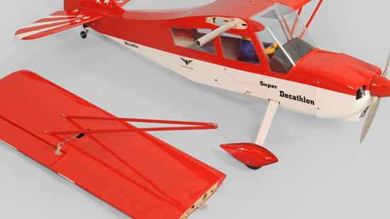 Phoenix Model¨ 1/6 Decathlon Mk2 GP/EP ARF - two-piece wing