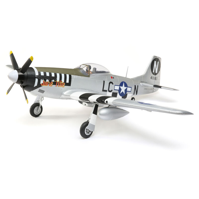 P-51D Mustang 1.2m BNF Basic with AS3X and SAFE Select "June Nite"