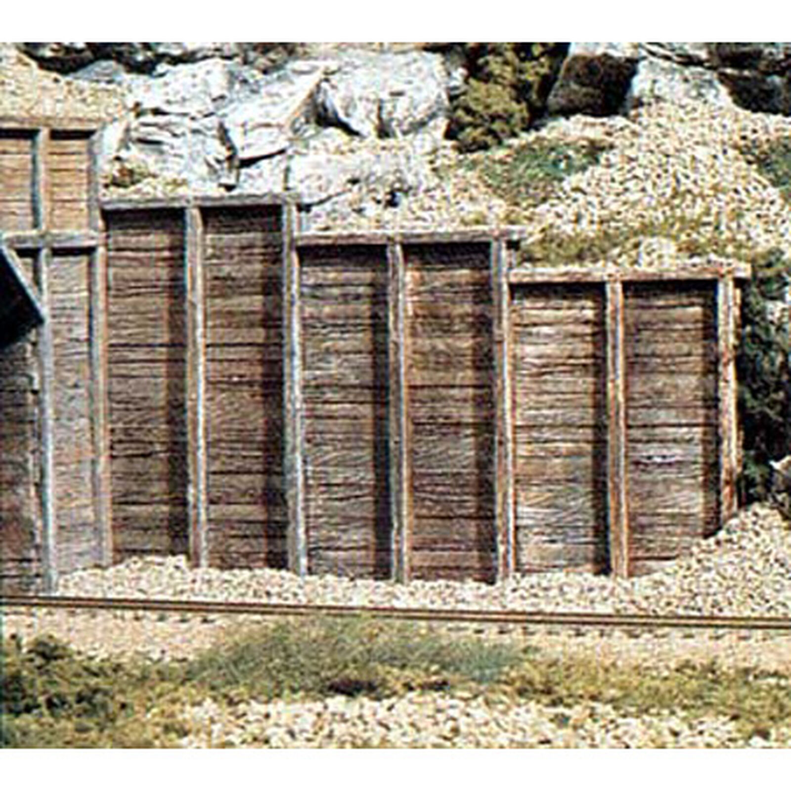 HO Retaining Wall, Timber (3)