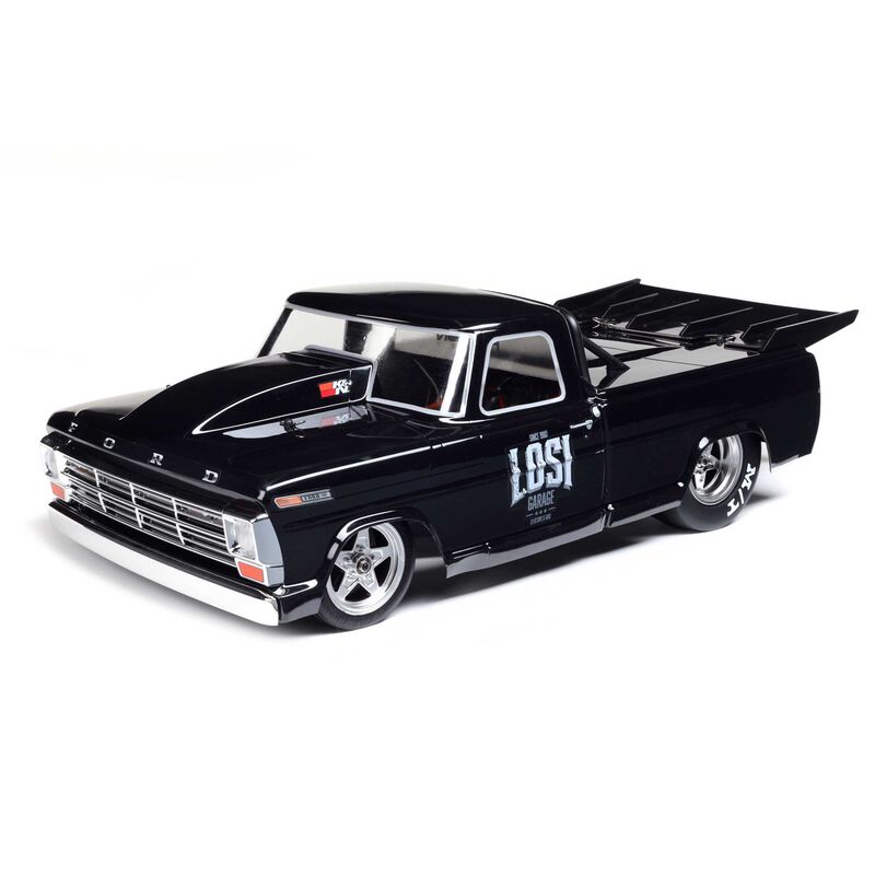 1/10 '68 Ford F100 22S 2WD No Prep Drag Truck Brushless RTR, Black - SCRATCH & DENT