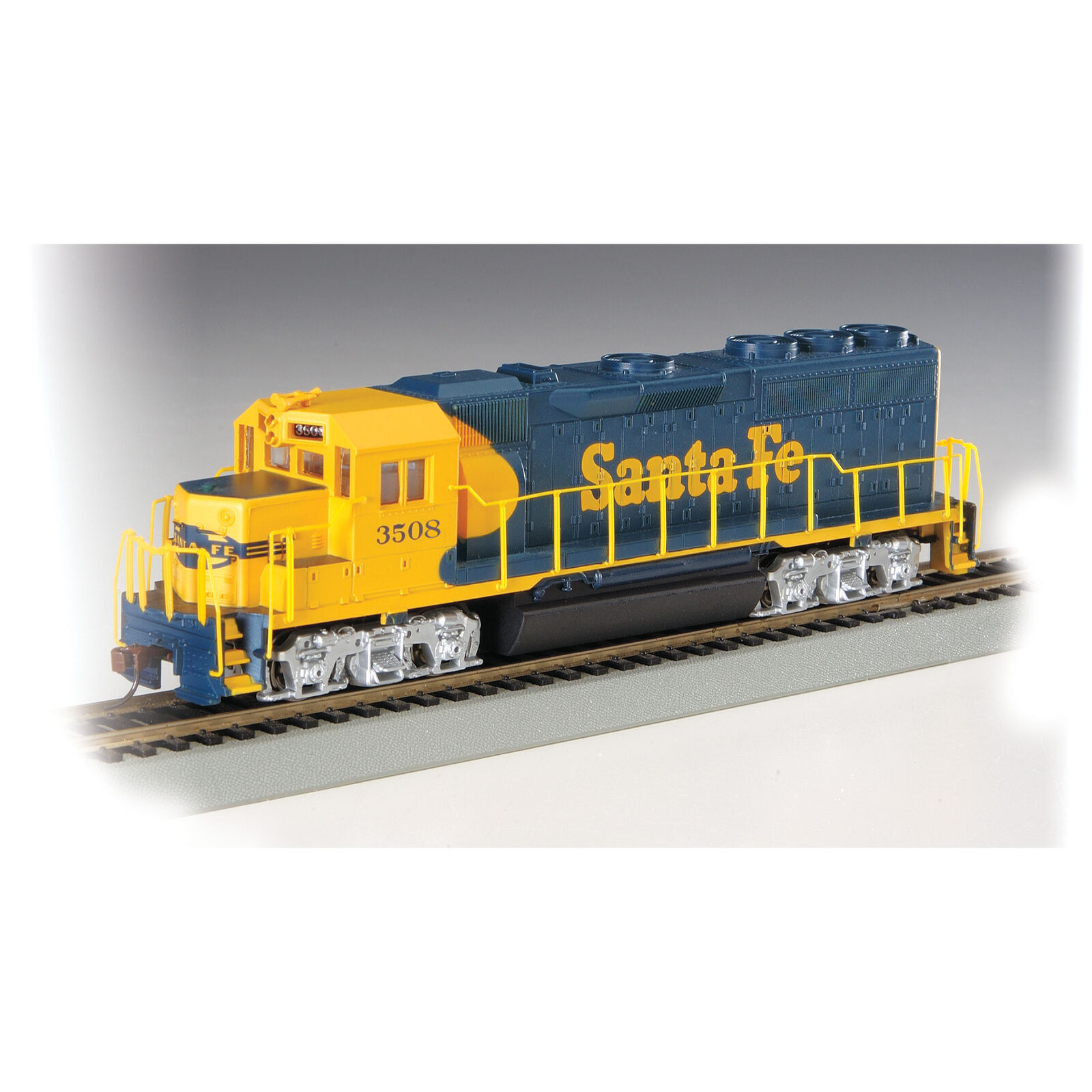HO GP40 with DCC, SF/Blue/Yellow #3508