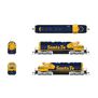 HO EMD SD40 Locomotive, ATSF 5006, Blue / Yellow Warbonnet