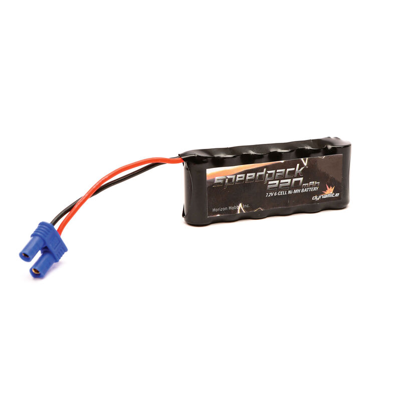 7.2V 220mAh 1 2AAA 6C Flat NiMH Battery: EC2