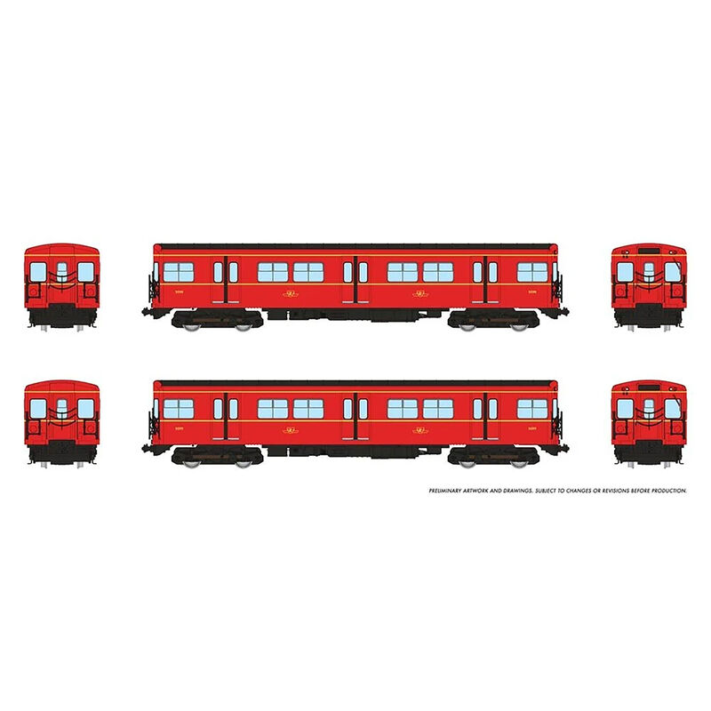 HO TTC G-Class Subway (DC/Silent): A-B-B-A Train: #5016+5217+5216+5017