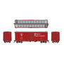HO GN 40' Boxcar with Late IDNE Chinese Red (6)