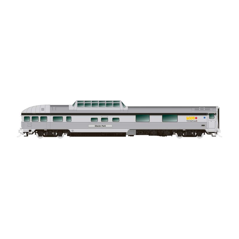 N Scale The Canadian PC Chateau Park Set 2, VIA CAN