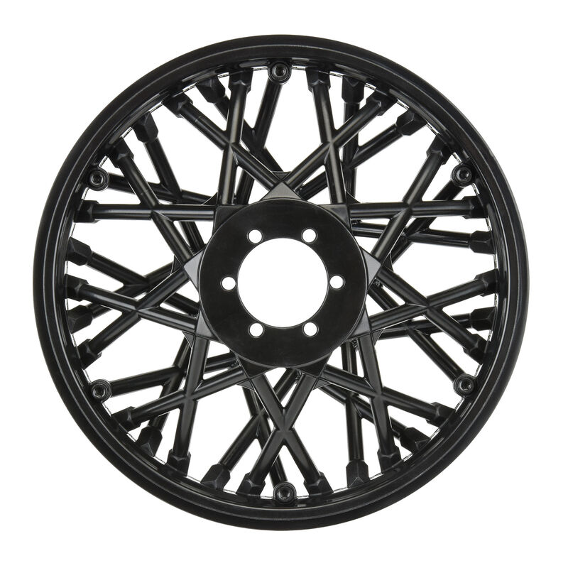1/4 Bullyspoke V2 Bead Rear Wheel Black: Promoto-MX