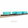 N MAXI-I BNSF Swoosh 5-Unit Set #239156