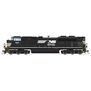 HO EMD SD70ACe Locomotive, NS 1047 Black / White