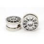 1/10 M-Chassis 11-Spoke Front/Rear Wheel, Chrome Plated (2)