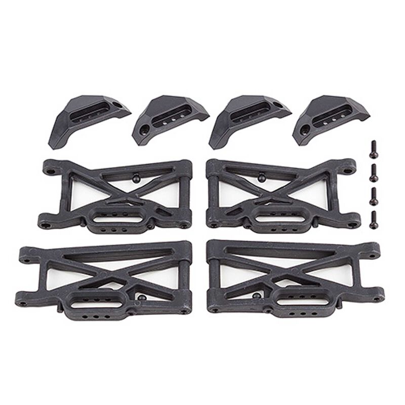 Suspension Arm Set, 1/10 Team Associated Rival MT10