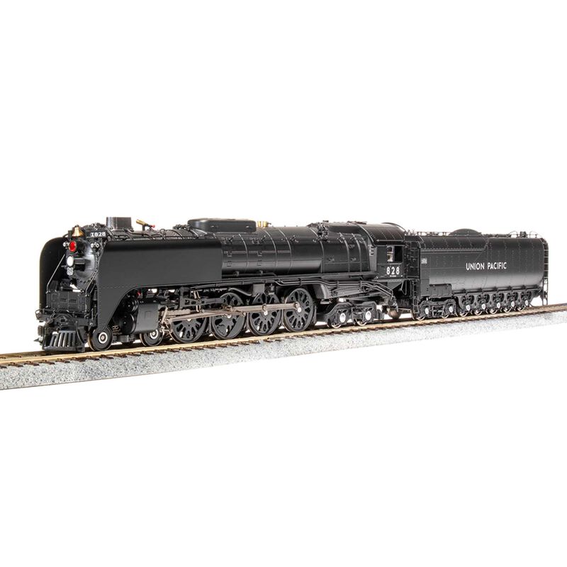 HO 4-8-4 FEF-2 Locomotive, Black & Graphite, Paragon4, UP #828