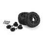 1/10 Trencher LP Front/Rear 2.8" MT Tires Mounted 12mm Blk Raid (2)