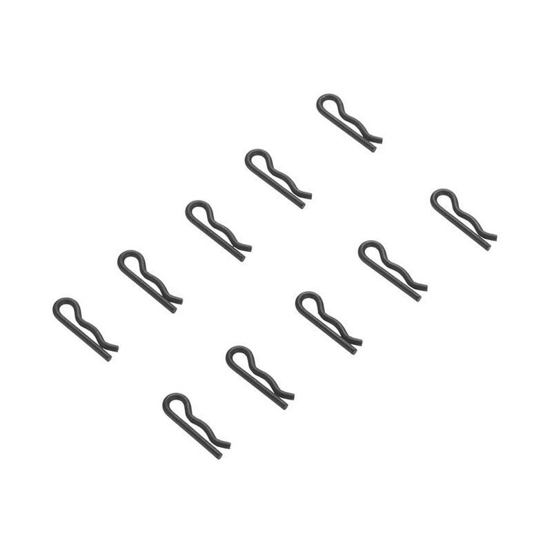 Body Clip Black Small (10)