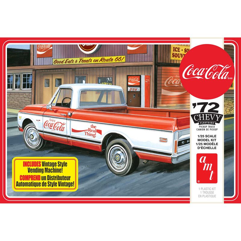 1/25 1972 Chevy Pickup with Vending Machine & Crates Model Kit