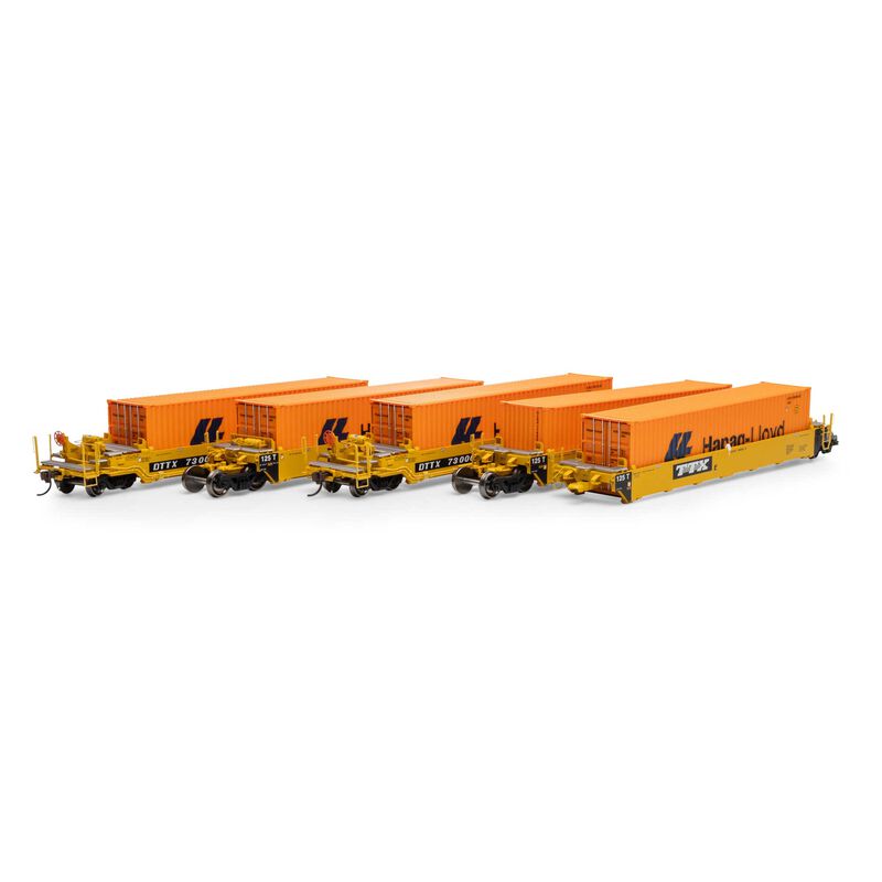 HO RTR Maxi I Well, DTTX #73006 with 40' Container (5)