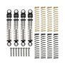 Aluminum Threaded Long Travel Shocks Set (4): SCX24