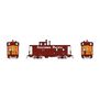 HO SP C-40-3 Steel Caboose, SP Gothic Large without Roofwalk: #1136