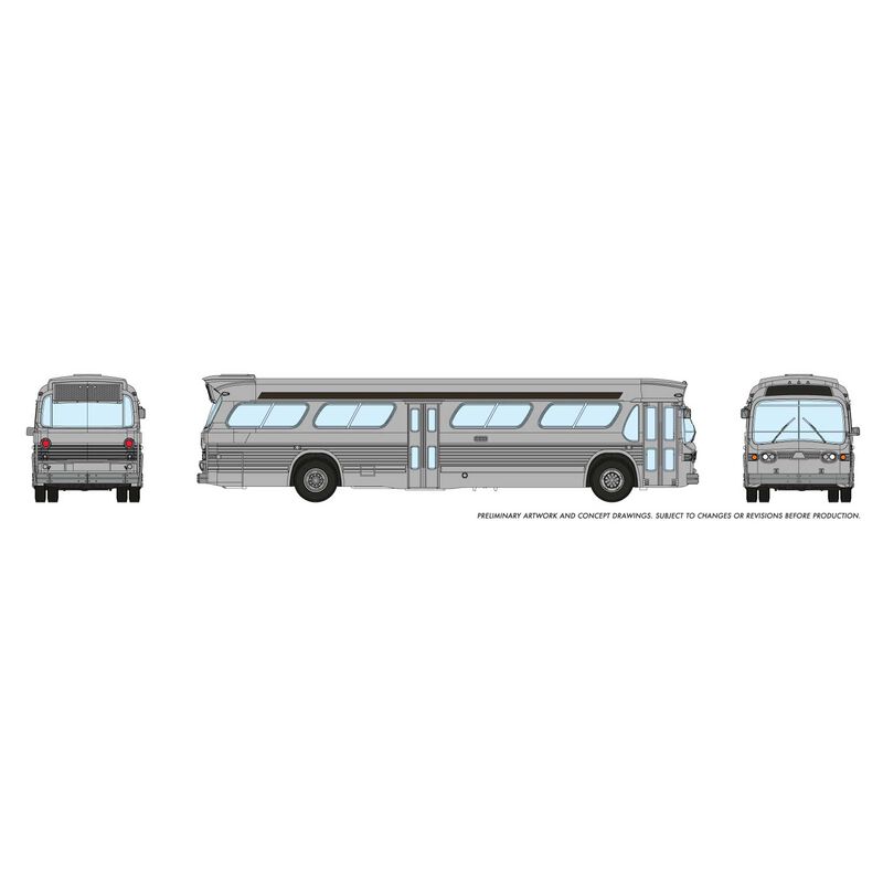 N 1/160 New Look Bus - Generic Silver