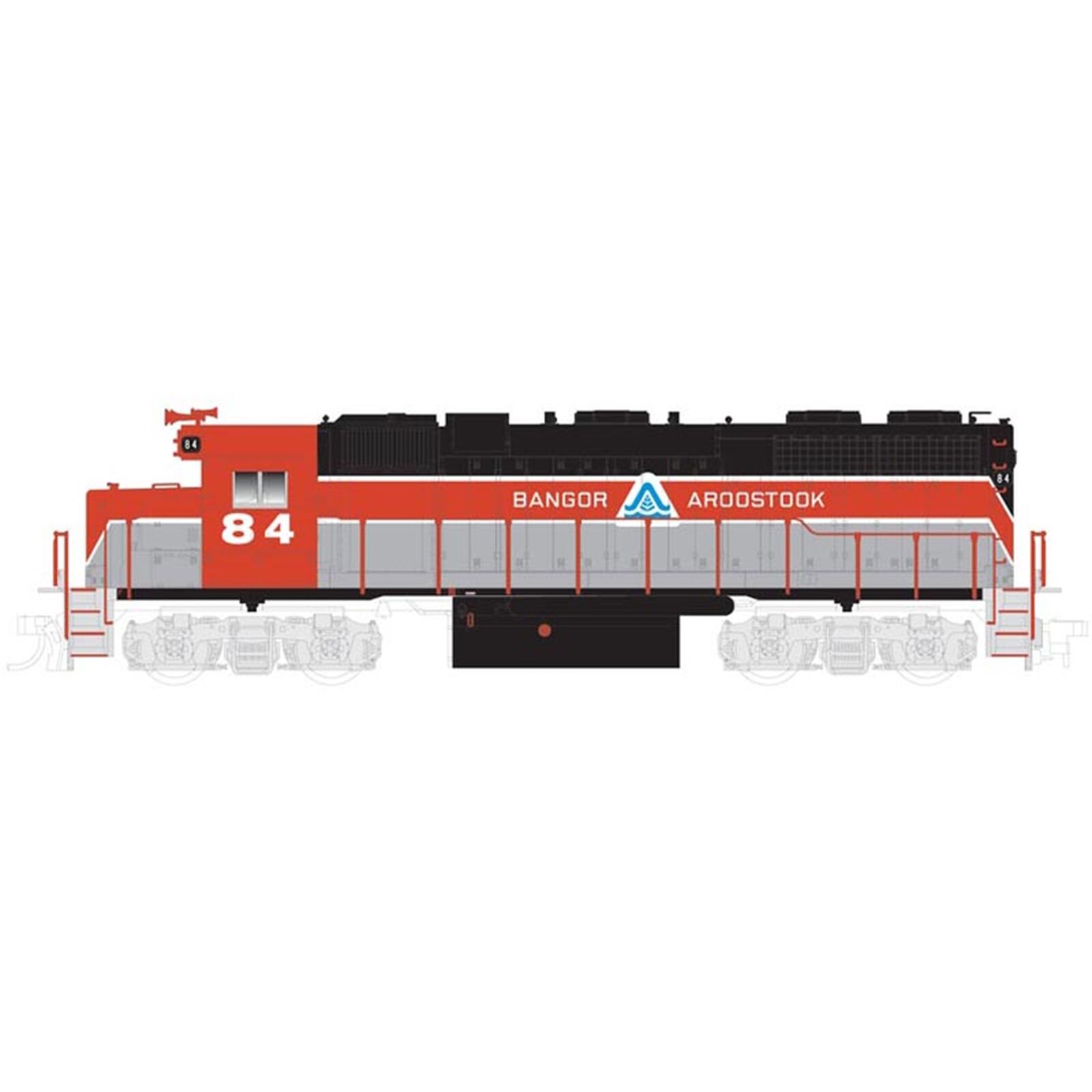 N GP38 w DCC & Sound BAR #87