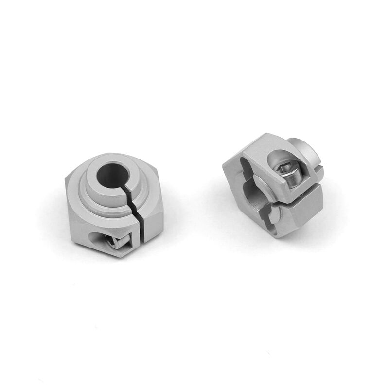 12mm Hex, Clear Anodized