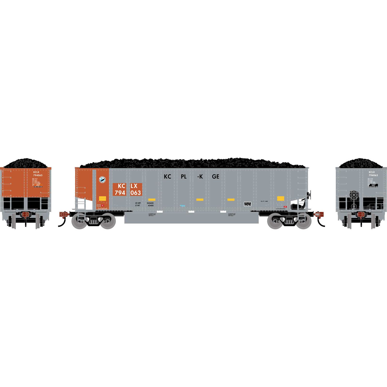 N ATH Bethgon Coalporter w/Coal Load, KCLX #794063