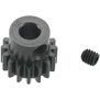 Extra Hard 16 Tooth Blackened Steel 32p Pinion, 5mm