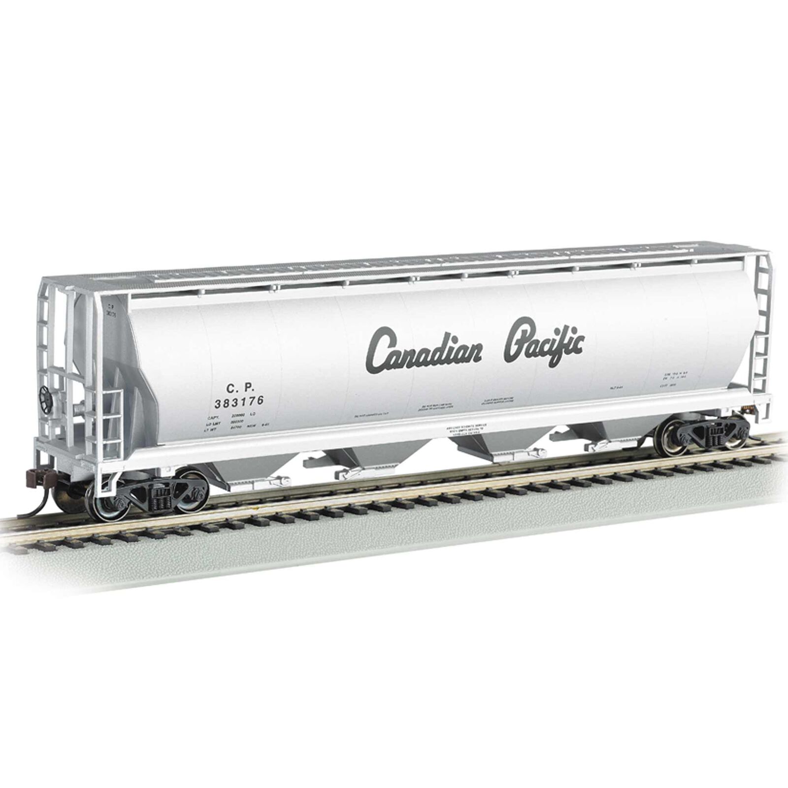 HO Cylindrical Hopper, CPR/Silver