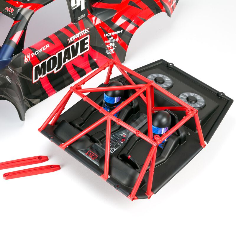 Arrma Mojave 6s BLX Desert Truck Red Black Factory Painted