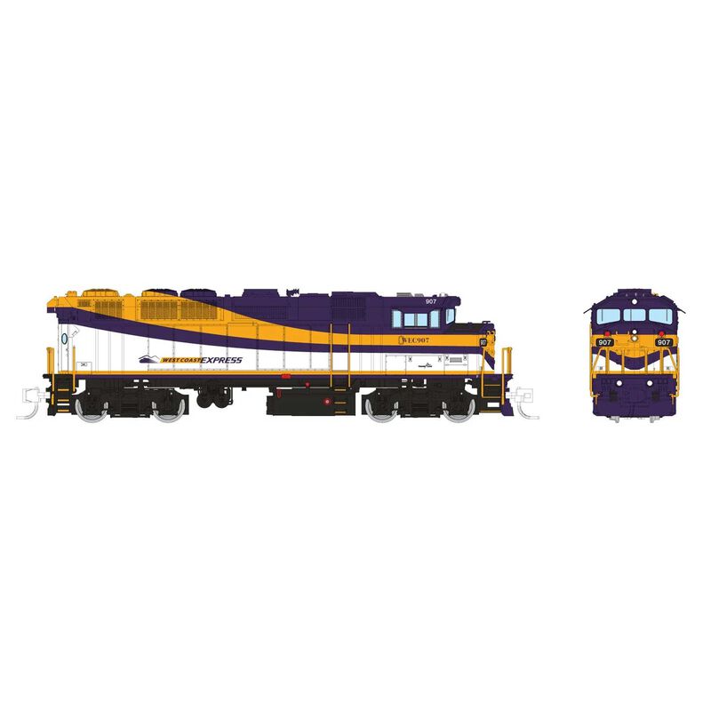 N GMDD F59PH (DC/DCC/Sound): West Coast Express: #907