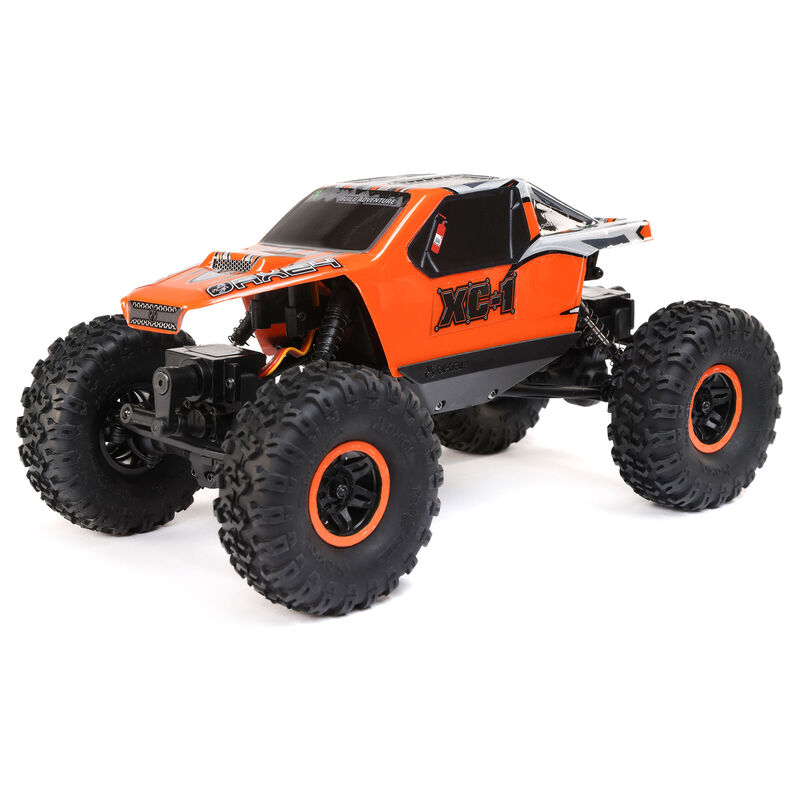 AX24 XC-1 4WS 4X4 RTR Brushed Rock Crawler (Battery & Charger Included), Orange - SCRATCH & DENT