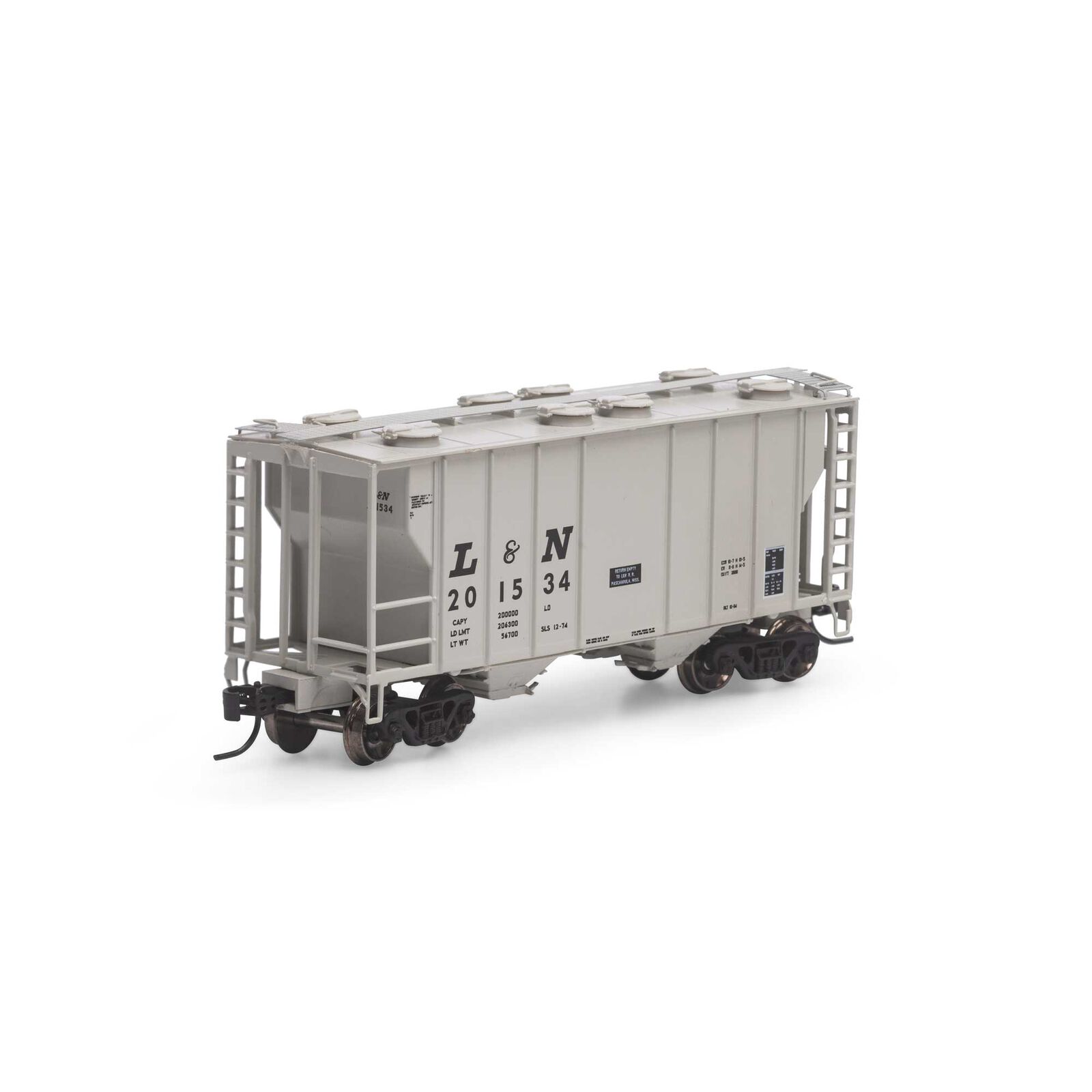 N PS-2 2600 Covered Hopper, L&N #201534