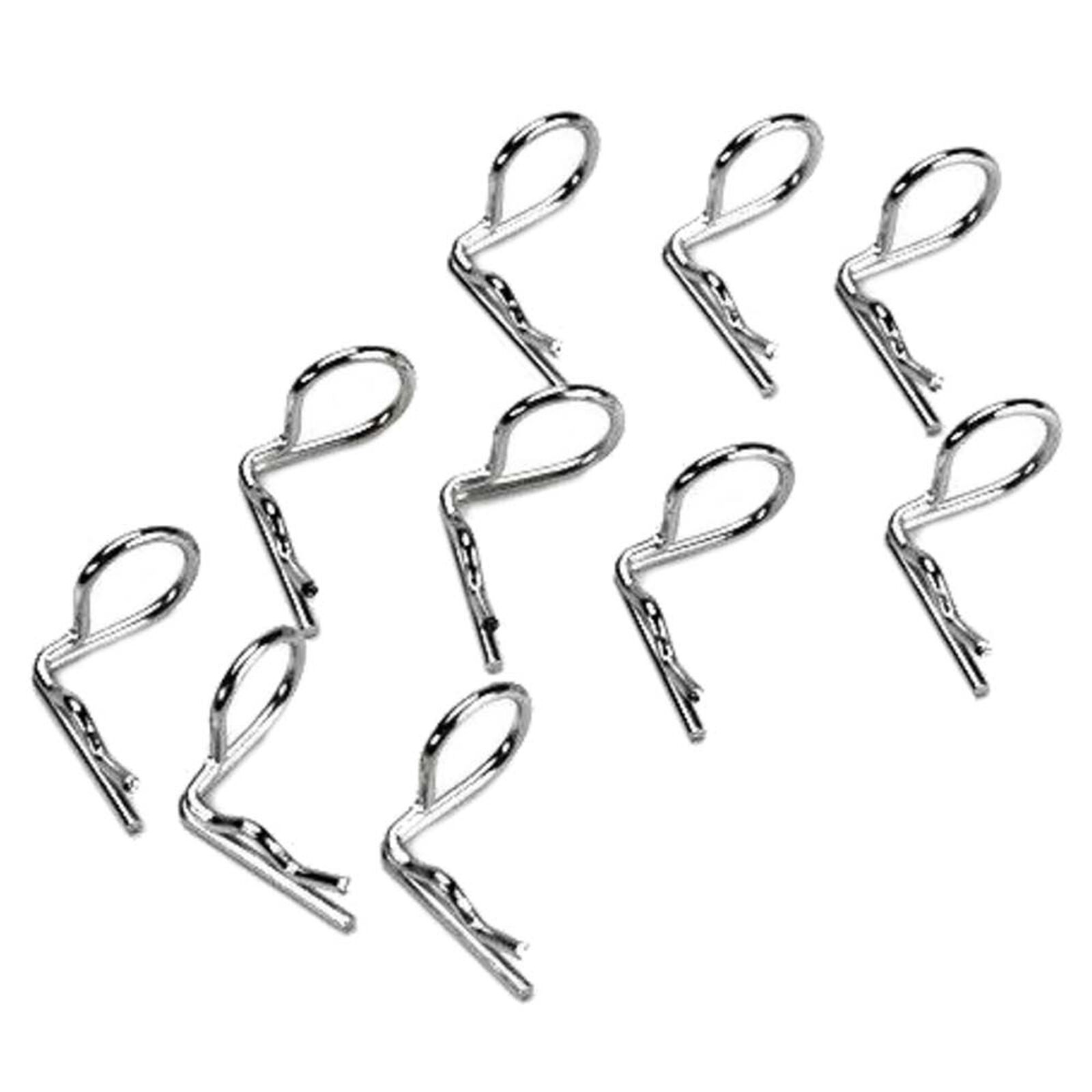 1/18 Silver Bent Body Clip 90 Degree