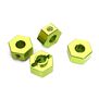 Wheel Hex, Green (4): ARRMA 1/10 GRANITE Voltage