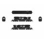 N, EMD SD40-2, NS 1628, Black/White w/ High Hood, Paragon4 Sound/DC/DCC