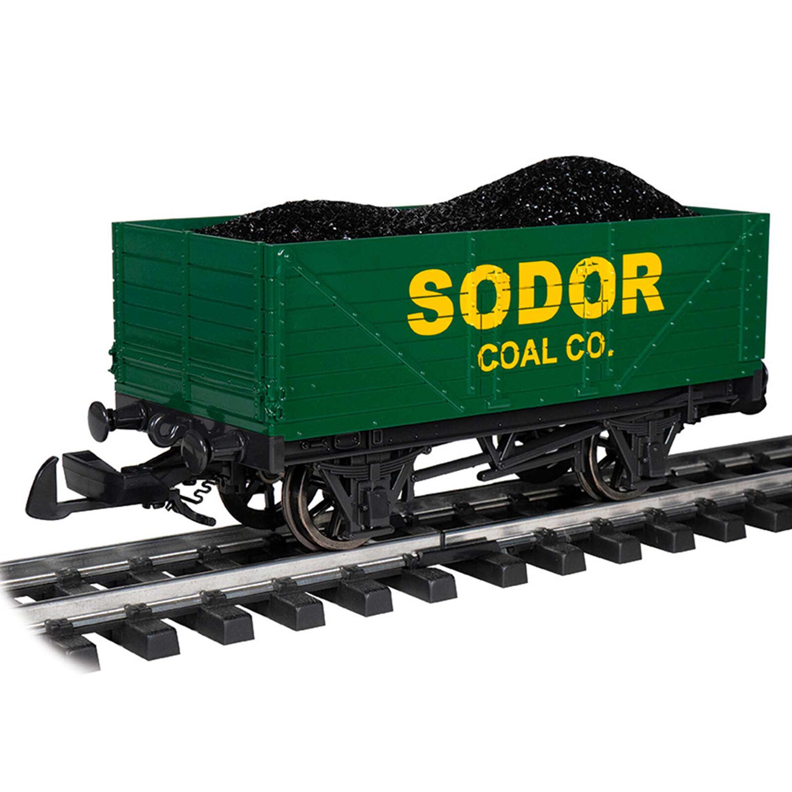 THOMAS LG SCALE SODOR COAL CO. WAGON with LOAD