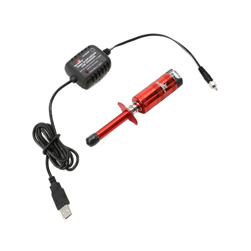 Metered NiMH Glow Driver with USB Charger