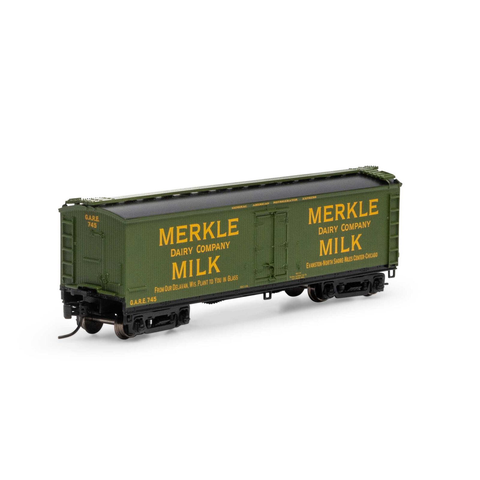 N 40' Pfaudler Milk Car, Merkle #745