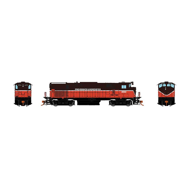 HO M-420 DCC Locomotive with Sound P&W Brown, Red #2005