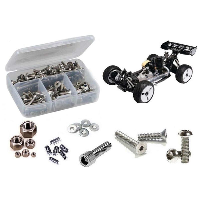 Agama Racing A8/Evo 1/8th Nitro Buggy Stainless Steel Screw Kit
