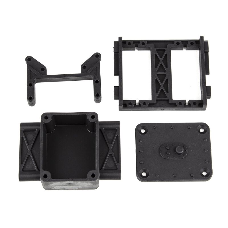 Servo Mounts and Fuel Cell, 1/10 Element Enduro SE