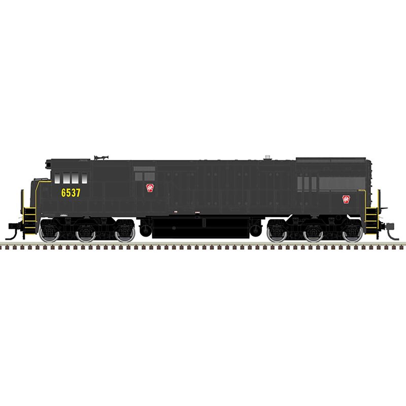 HO U30C Phase 1 Loco Silver Pennsylvania 6536