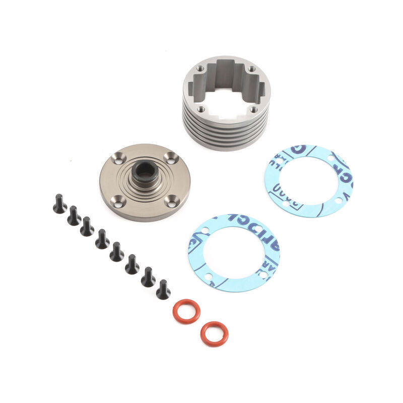 Diff Housing Set Aluminum (1): 5B, 5T, MINI WRC