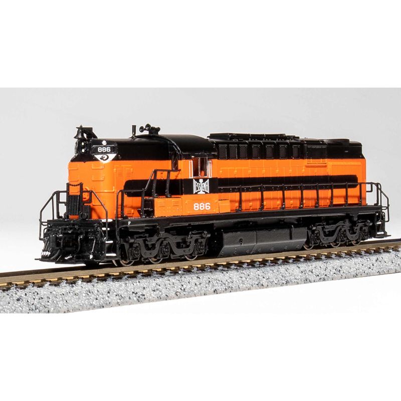 N Alco RSD-15 Locomotive, Orange/Black, Paragon4, B&LE#885
