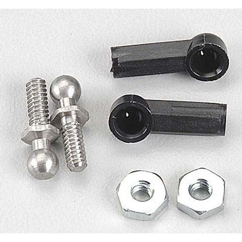 Long Ballstud Set, .17 Ball Male 4-40 Thread (2)