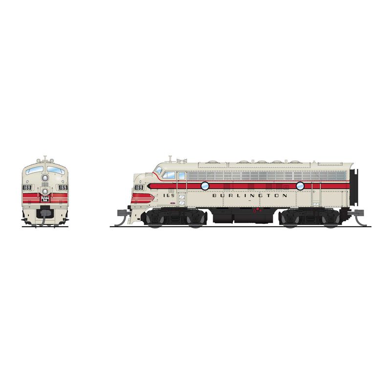 EMD F7A, CBQ 169C, Paragon4 Sound/DC/DCC, N