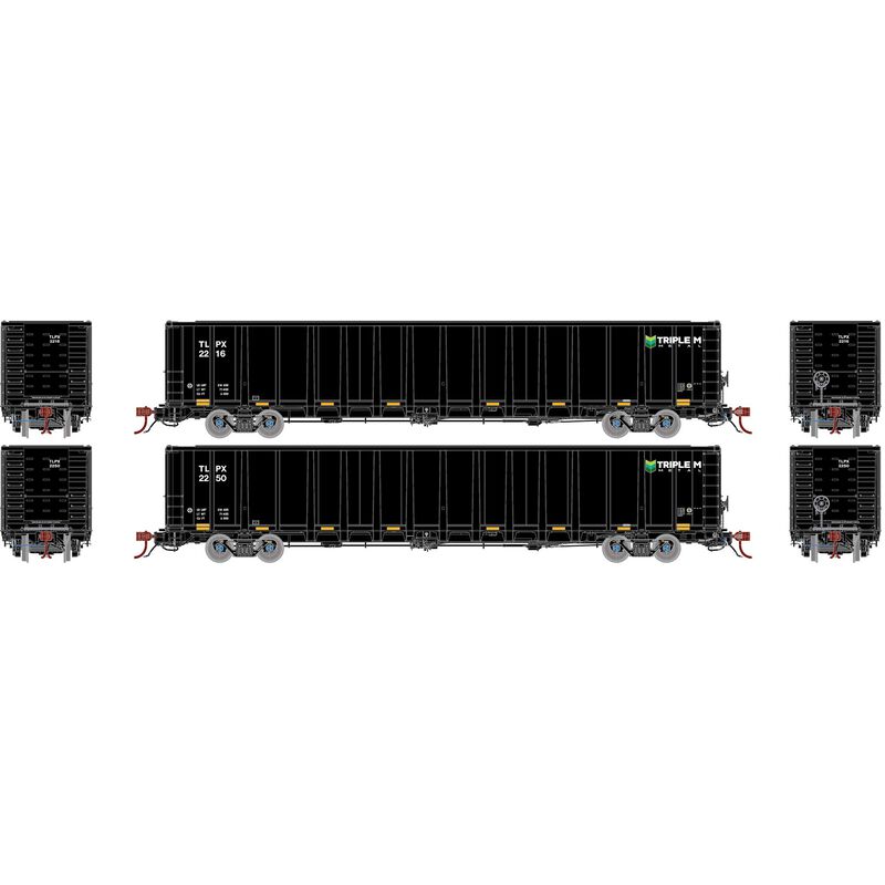 HO NSC 6000 Gondola with Load, TLPX #2216, 2250 (2)