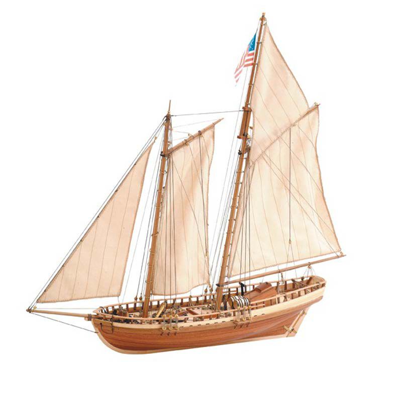 1/41 Virginia American Schooner Model Ship Kit