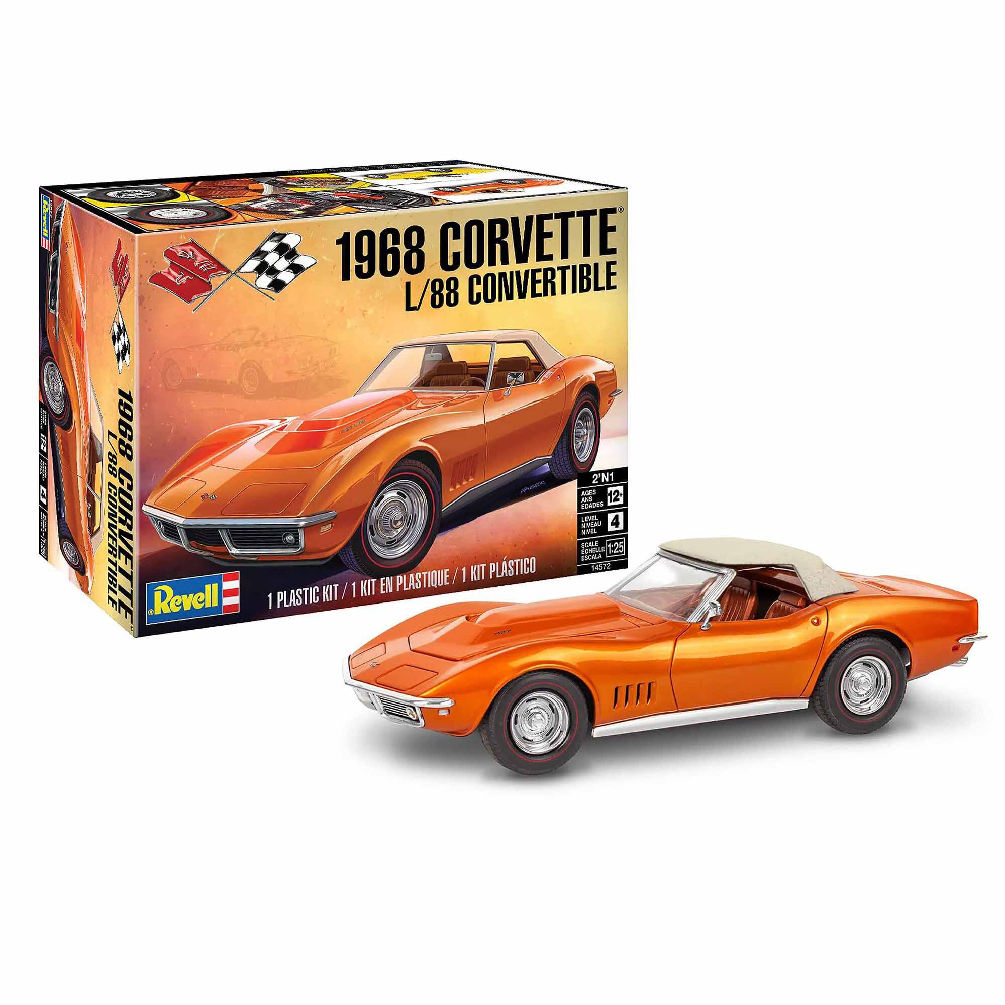 CARRERA REVELL OF AMERICAS INC 1/25 1968 Corvette L-88 Roadster